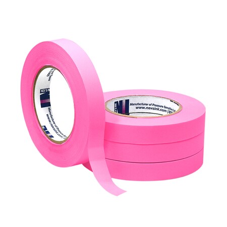 Nevs 3/4 wide x 60yd Rose Labeling Tape, PK4 T-750-Rose